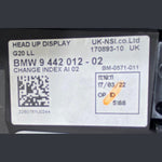 Bild in die Galerieansicht laden, OEM BMW M440I G20 G26 G80 HEAD UP DISPLAY SCREEN MONITOR MODULE 9442012