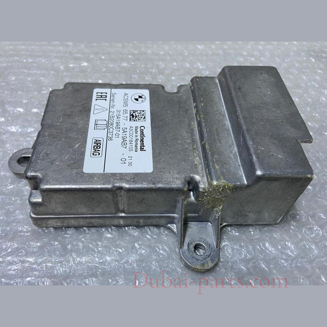 Genuine BMW SRS AB Control Module Unit – Part Number 5A19AB7