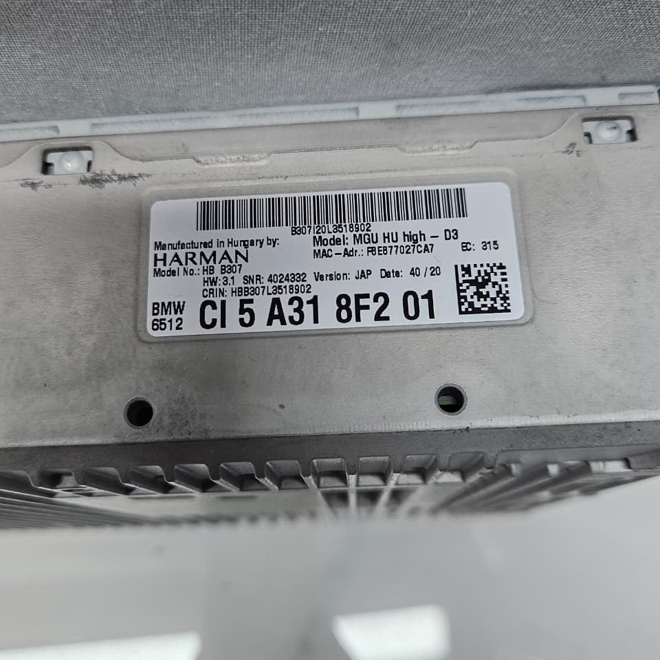 2021 BMW F44 Audio Headunit High 5A318F2 OEM