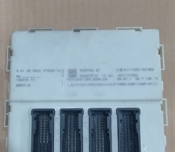 BMW F30 F23 F32 335I FRONT ELECTRONIC  DOMAIN BODY CONTROL MODULE OEM -9324782