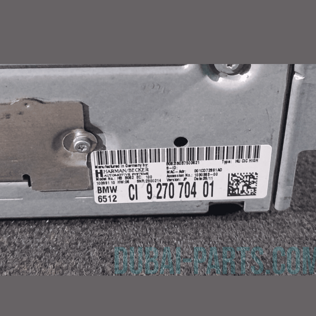 BMW 5 3 7 F10 F30 F01 E70 X5  STEREO RECIEVER  MULTIMEDIA RADIO PLAYER - 9270704