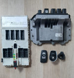 Load image into Gallery viewer, BMW 118i 318i F20 F30 2015 B38 ECU DME Set 8662411 Complete Kit w/ Key OEM