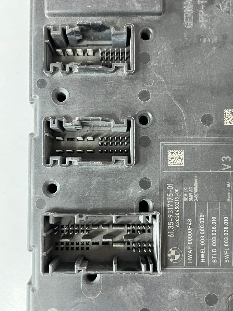 2012-2016 BMW 328i 3-series F30 Rear Body Control Module 9317175 OEM