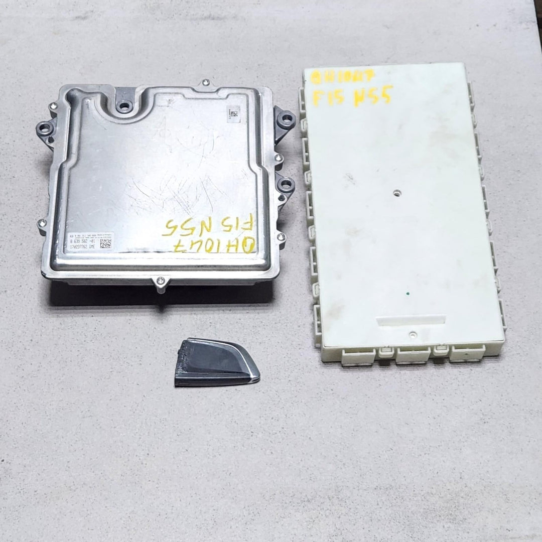 2014-2016 BMW F15 X5 3.5I Engine Control Module 8639582  N55 GASOLINE ECU SET