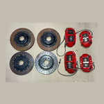 Bild in die Galerieansicht laden, Mercedes-Benz E63 W212 E-Class Front \ Rear Brembo Red Calipers &amp; Brake Discs