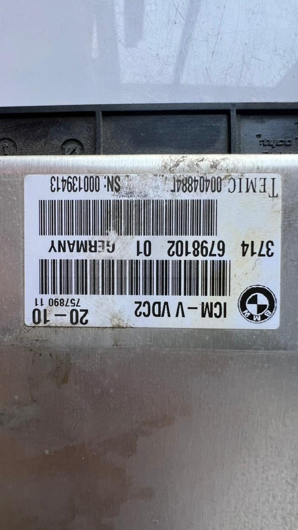 2010 BMW 750Li Suspension Control Module 6798102 7' 740i, 740Li, F01, F02, F03, 