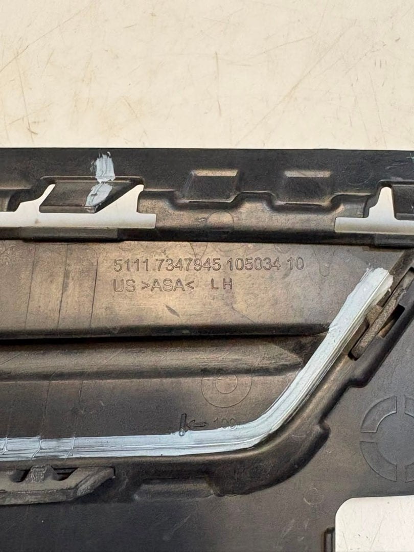 2014-2017 BMW X3 F25 LCI X-Line Front Bumper Left AIR VENT Grille 7347945 OEM
