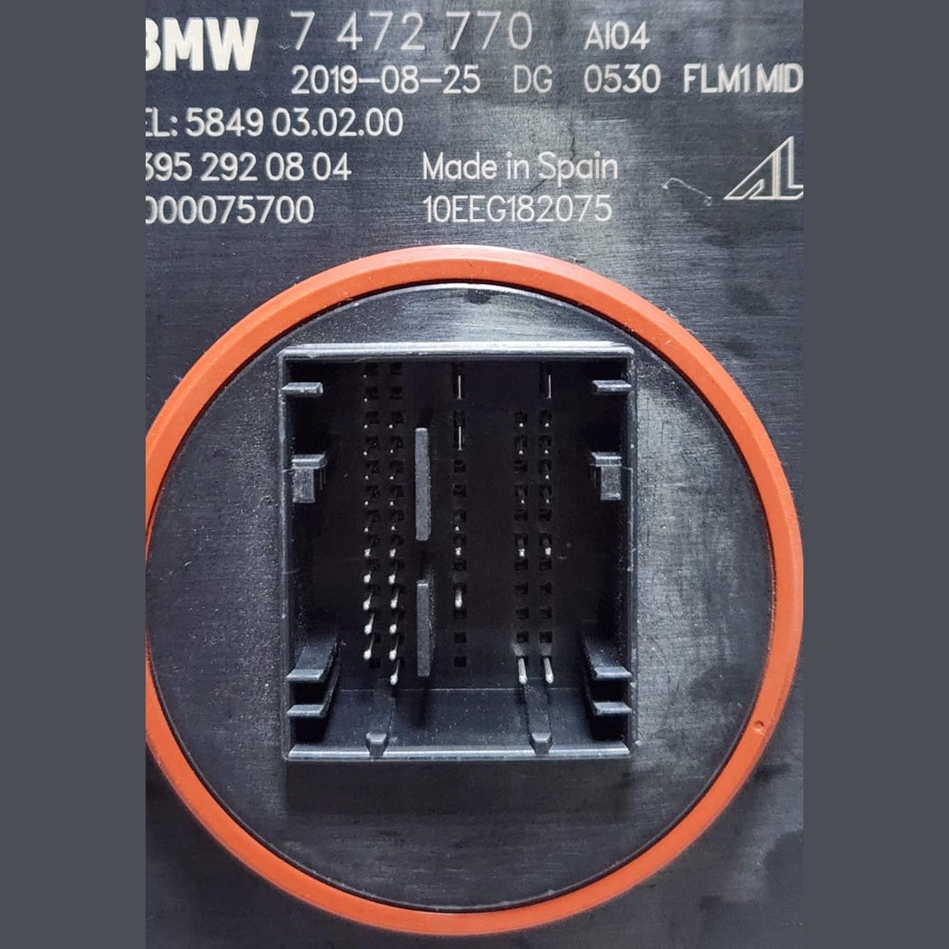 7472770 BMW X3 Led Headlight Ballast Control Module X3 and X4 2018-2021 