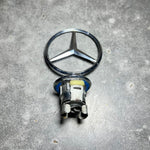 Load image into Gallery viewer, Front Hood Ornament Mounted Star Emblem For Mercedes-Benz C E S AMG Silver Logo