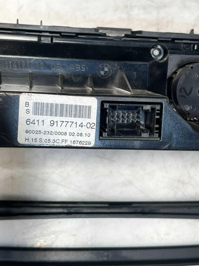 2008 BMW 525i 5' E60 E61 6' E63 E64 Ac Heater Climate Control Panel 9177714 OEM
