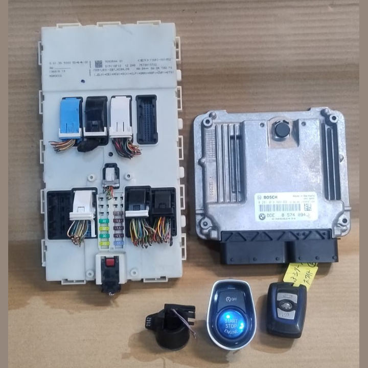 BMW F30 N47 F31 320D X3 F25 ENGINE CONTROL UNIT ECU SET DDE BASIC - 8574094