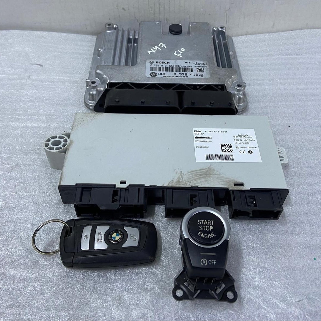 OEM BMW X3 F25 F10 N47N ENGINE CONTROL ECU UNIT MODULE DDE ECU SET 8572419