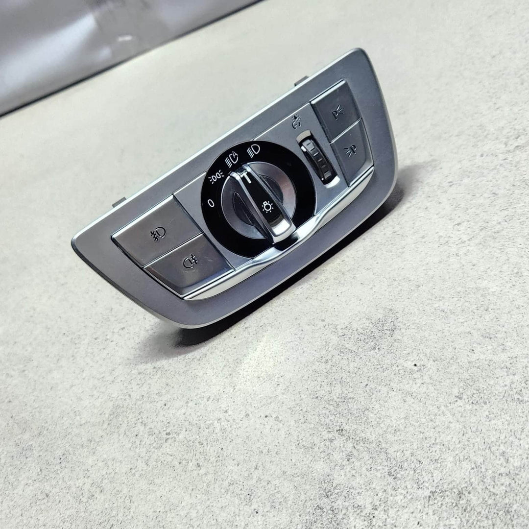 BMW 7 Headlight Control Switch Front Chrome 9493726 7 Series G11 G12 