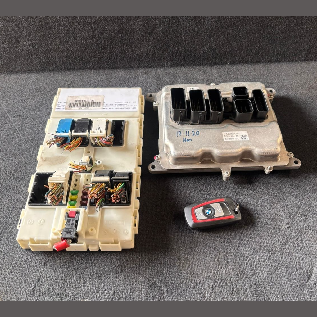 BMW 1 F20 PRE LCI 118i N13B16A CENTRALINA MOTORE CENTRALINA ECU KEY LOCK...