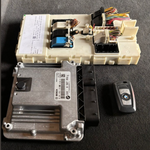 Load image into Gallery viewer, BMW F20 F21 LCI 116d B37 ENGINE CONTROL UNIT SET  DDE ECU  + FEM + Key - 8587952