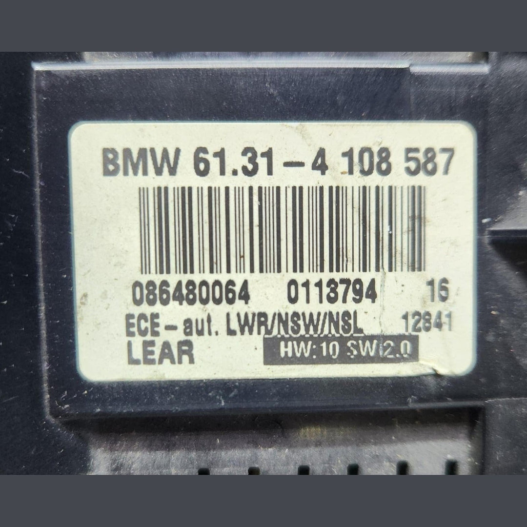2001-2006 BMW 330Ci Headlight Switch 4108587 3 Series E46 320d
