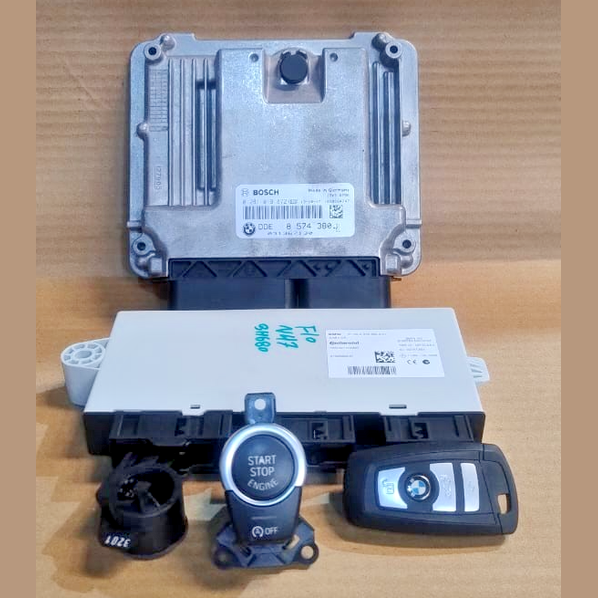 BMW 1 3 5 Series N47N F20 F21 F30 F10 DDE ENGINE CONTROL UNIT SET +KEY - 8574380