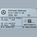 Load image into Gallery viewer, 2004-2008 Mercedes-Benz E classCLS350 Central Gateway Control Module A2115407145