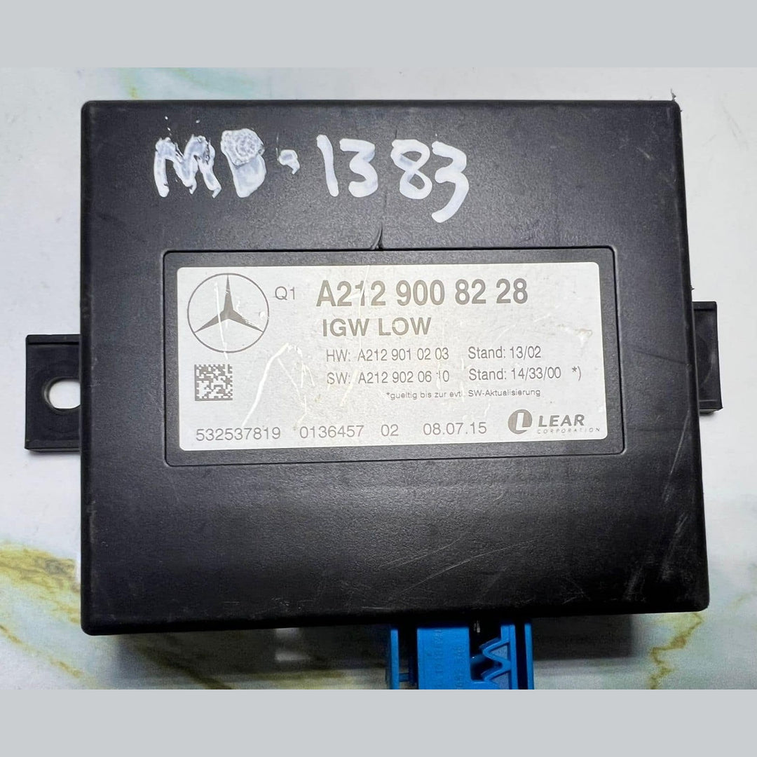 2012-2014 Mercedes CLS63 AMG Chassis Gateway Control Module A2129008228 E-Class 