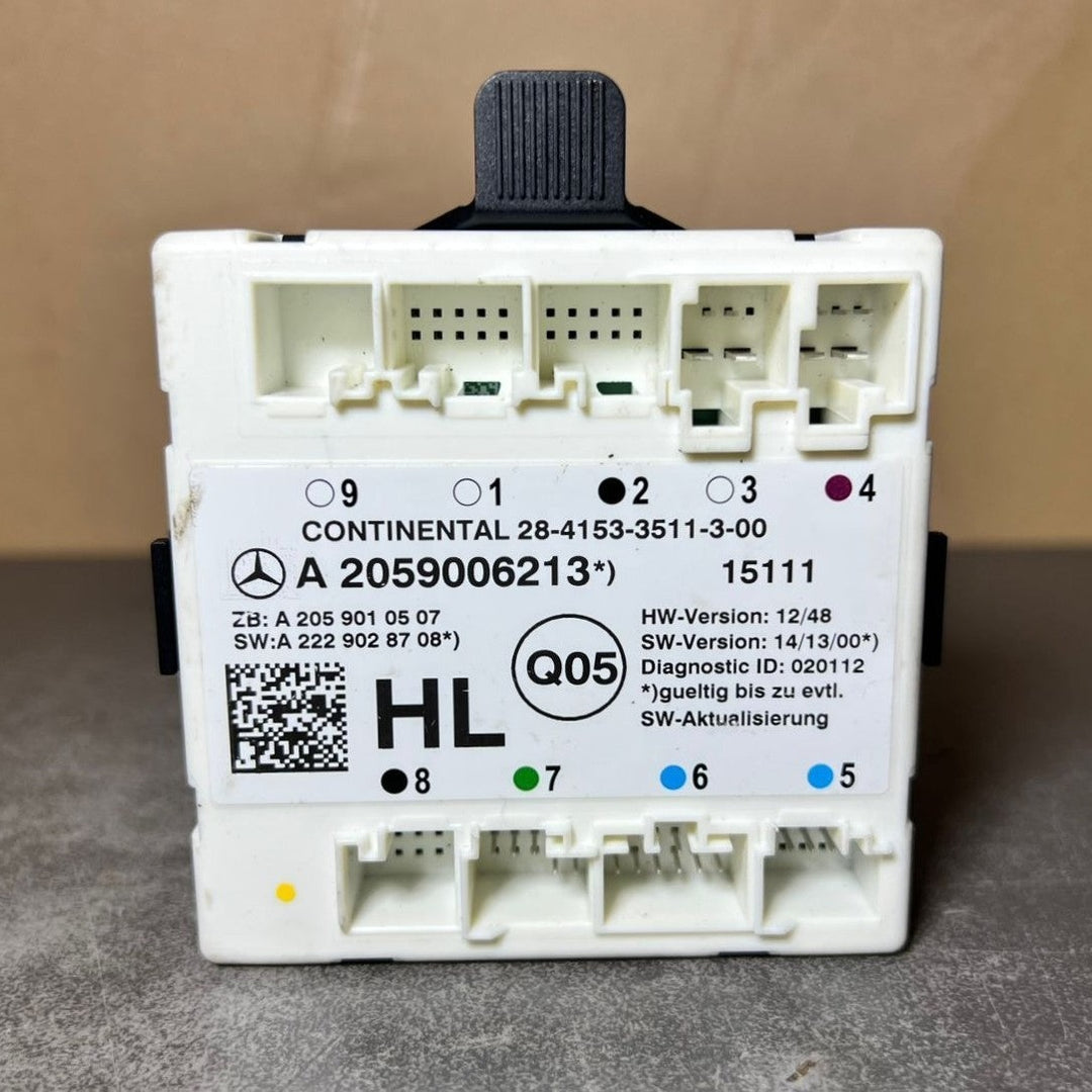 Mercedes-Benz W205 C-Class Rear Left Side Door Control Module A205 9006213 OEM