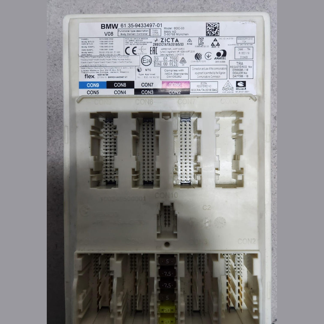 2021-2022 BMW X5 Body Control Module 9433497 X5 G05