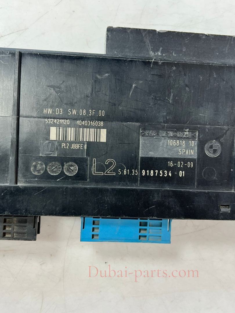 2009 BMW 1 E81 118 D Comfort Control Unit 9187534 2.00 Diesel 105Kw 15045998 OEM