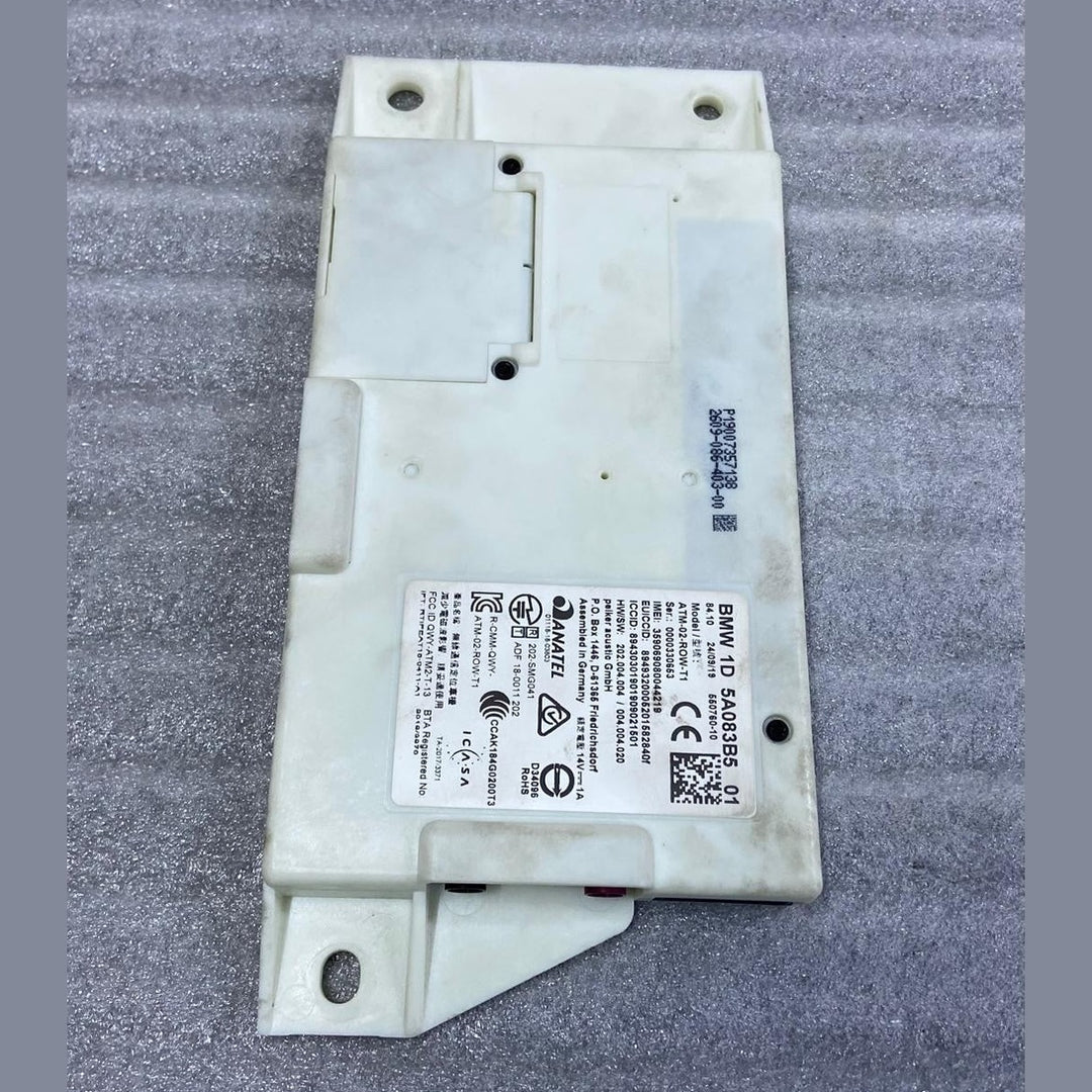 OEM BMW F90 M5 F91 M8 G30 TELEMATICS COMMUNICATION ANTENA MODULE ANATEL 5A083B5