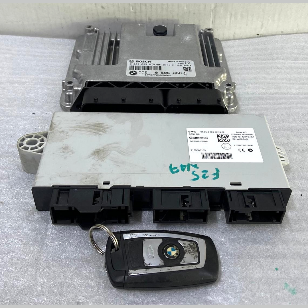 OEM BMW F25 N47 Engine Control Unit ECU DDE 8596358 ECU SET BOSCH