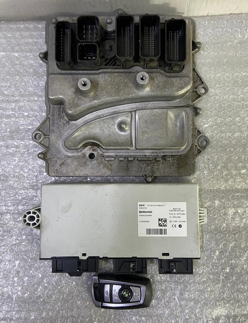 OEM BMW F06 F10 F12 F15 N55 ENGINE CONTROL UNIT ECU DME SET 8621007 BOSCH