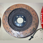 Bild in die Galerieansicht laden, Mercedes-Benz E63 W212 E-Class Front \ Rear Brembo Red Calipers &amp; Brake Discs