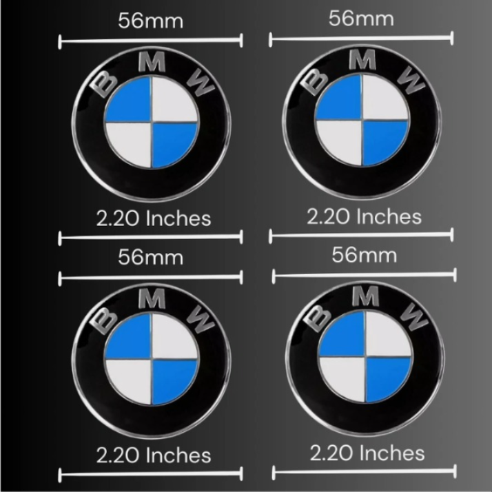 BMW Hub Cap 56mm 3 Series G20 G21 5 Series G30 G31 Wheel Centre Cap 6850834-4 Pc