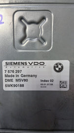 قم بتحميل الصورة إلى عارض الصور، 2007 BMW E60 E91 N52 2.5L Engine ECU DME SET 7576297 OEM 525i 325i Control Unit