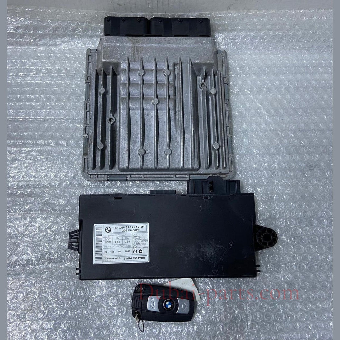 OEM BMW X5 E70 E63 N52 ENGINE CONTROL UNIT DME ECU SET 7587164 CONTINENTAL