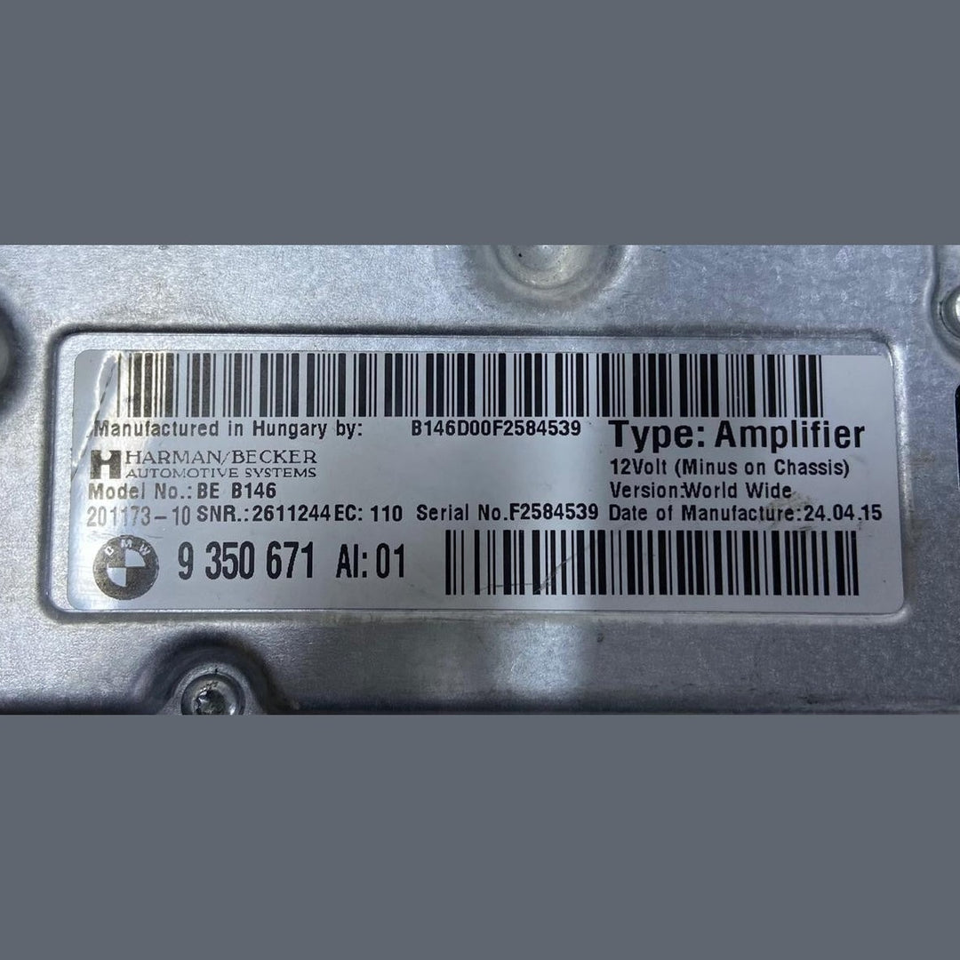 OEM BMW I8 I12 I15 ACTIVE SOUND DESIGN MODULE AMPLIFIER CONTROL UNIT 9350671