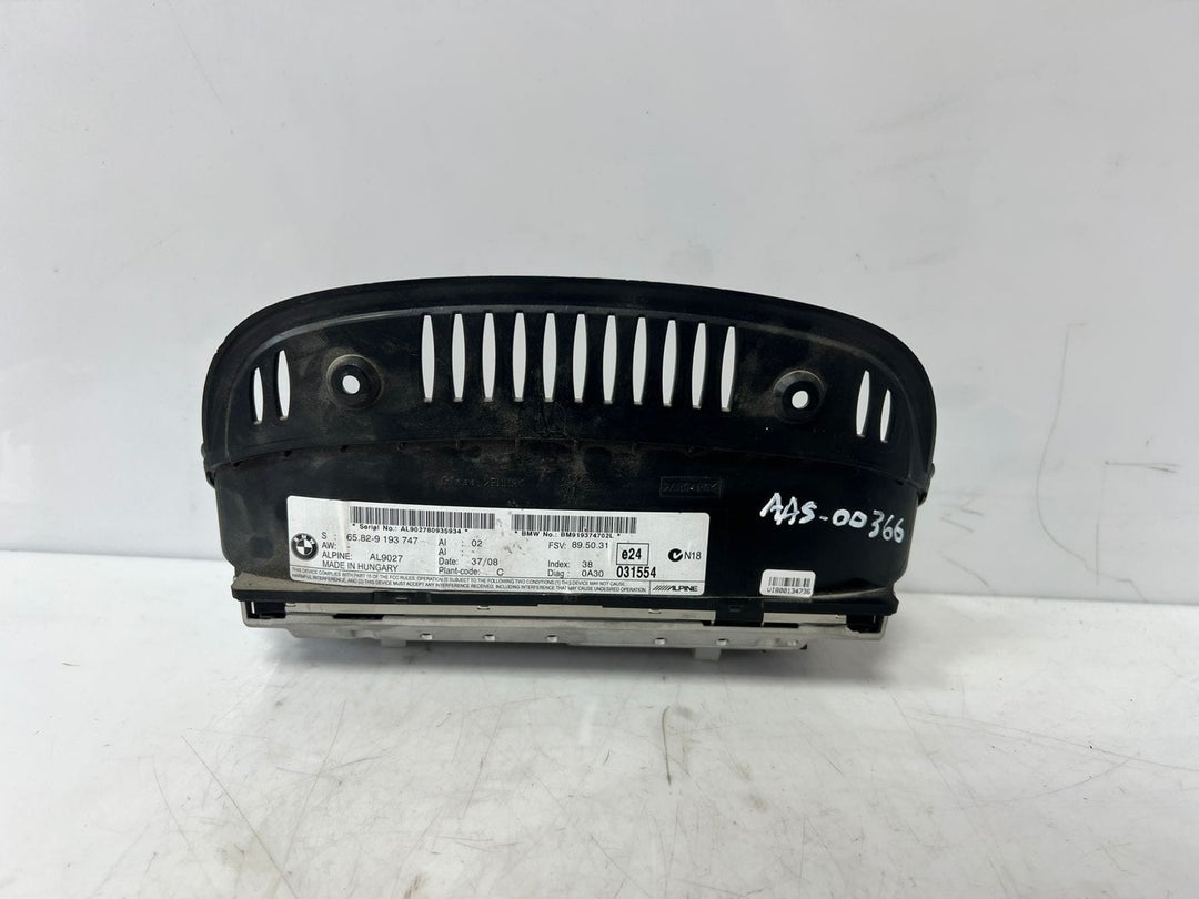 2008-2009 BMW 528i 5 SERIES E60 Dashboard Monitor Display Screen 9193747 OEM