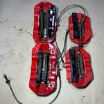 Bild in die Galerieansicht laden, Mercedes-Benz E63 W212 AMG E-Class Front \ Rear Brembo Red Brake Calipers Set