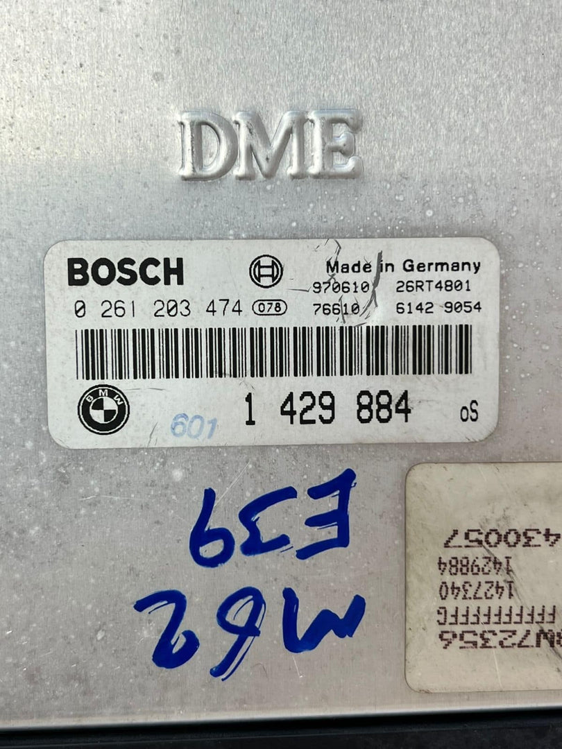 1997 BMW 540i E39 M62 Engine Control Unit ECU 1429884 OEM
