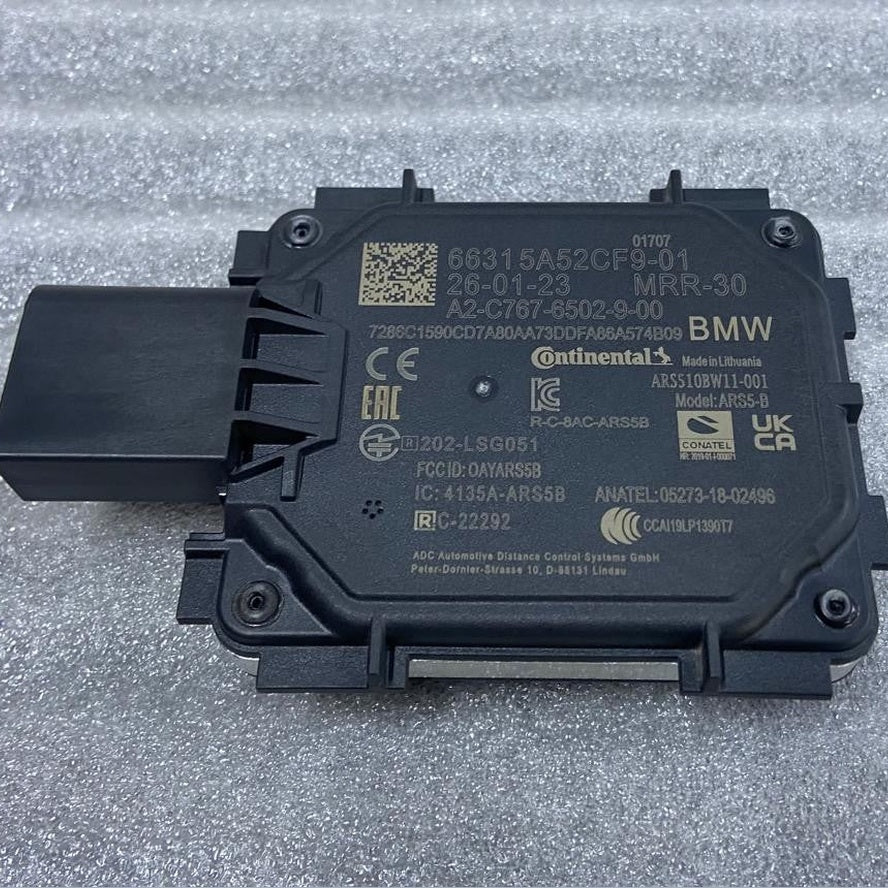 OEM BMW U11 G60 G70 FRONT CRUISE RADAR SENSOR 5A52CF9 CONTINENTAL 