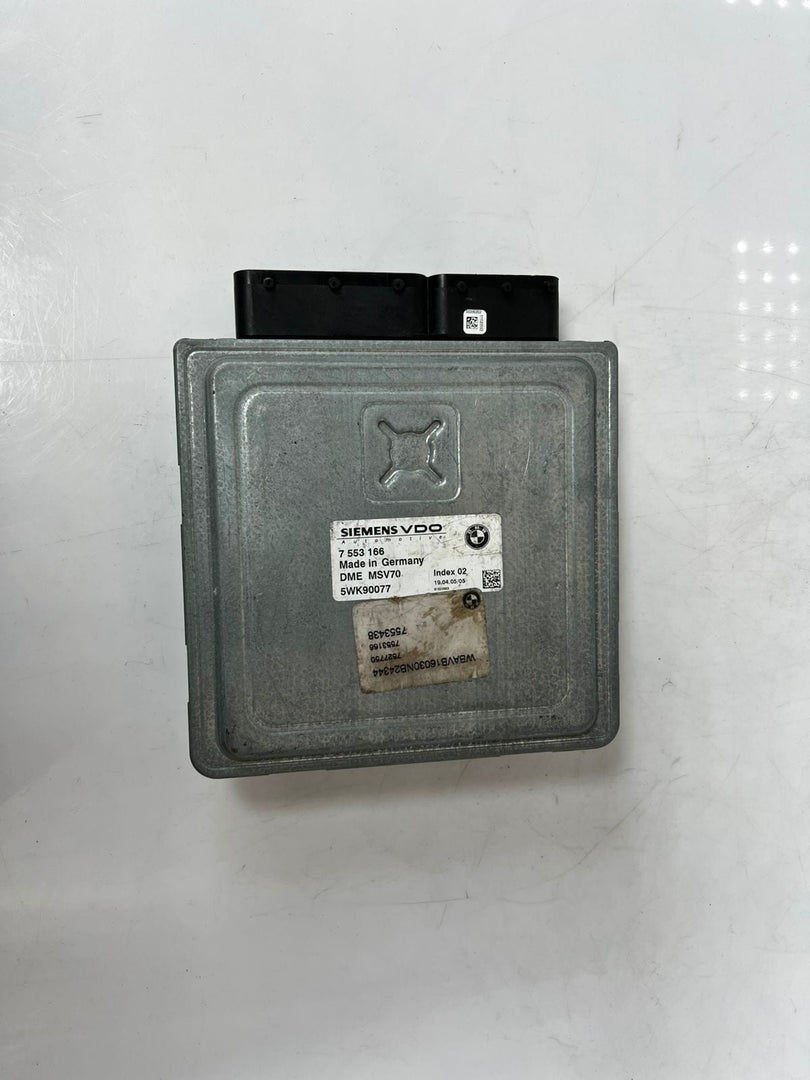 2006 BMW 530i E60 2005 N52 ENGINE CONTROL UNIT ECU MODULE DME MSV70 7553166