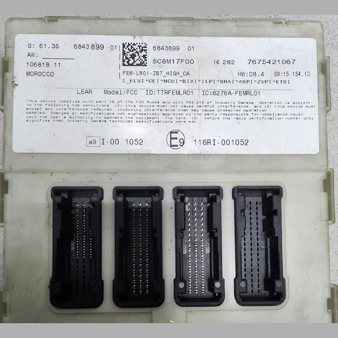 BMW F30 F31 Front Electronic Module 6843899 OEM