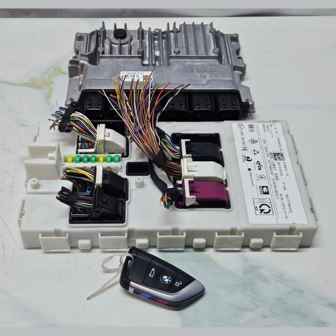 BMW B47C20B F39 X2 ENGINE CONTROL UNIT DDE ECU SET 9886543 BOSCH