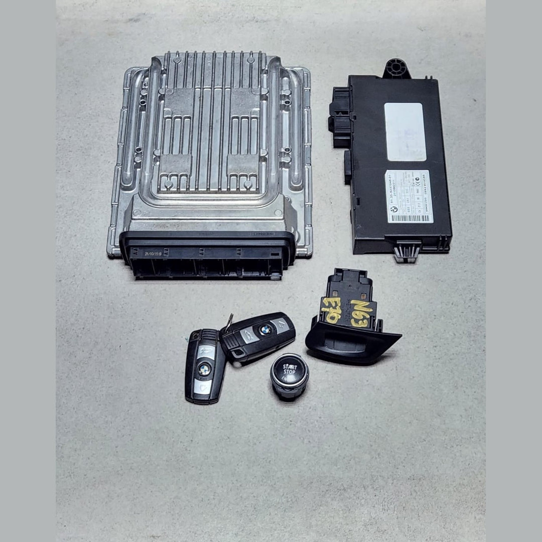 2009-2013 BMW X5 E70 LCi 50iX N63 RHD Engine Control Module ECU SET 7649411 OEM
