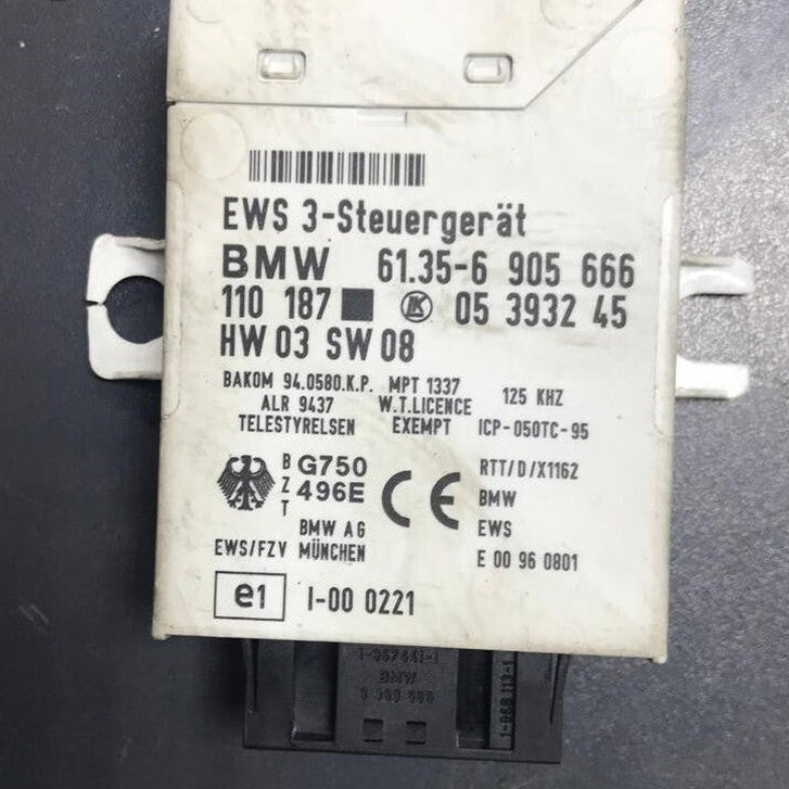 BMW 330Ci 2004 E46 M54 ENGINE CONTROL UNIT ECU SET DME MS43 7536649