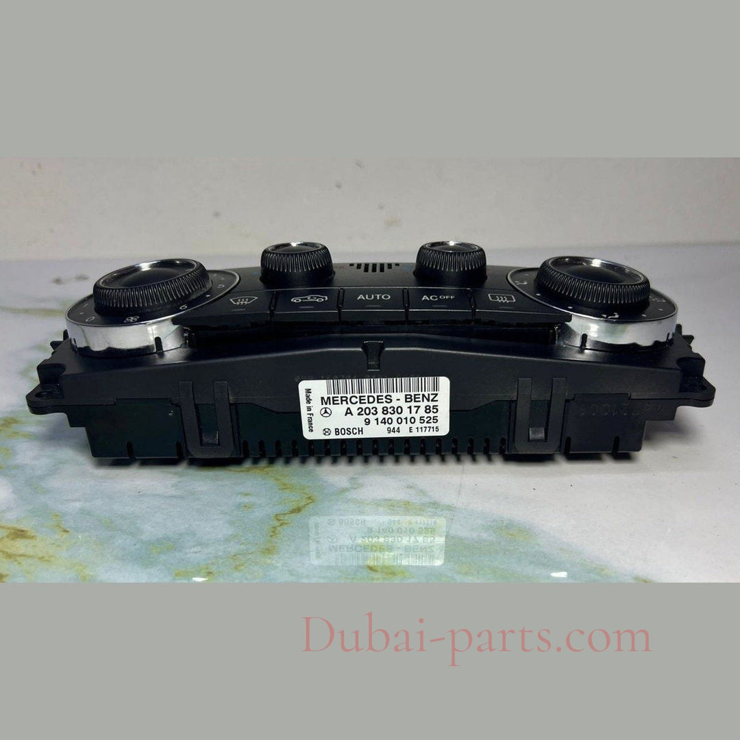 2006-2007 Mercedes-Benz C230 Climate Control Panel A 203 830 17 85