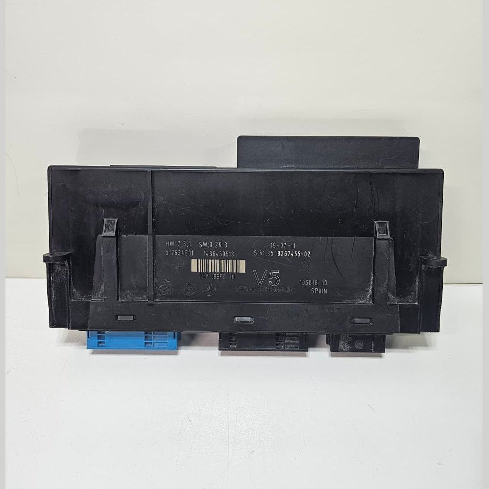 OEM BMW 528i 535i 550i F10 2013 FUSE BOX GENERAL CONTROL MODULE V5 9267455