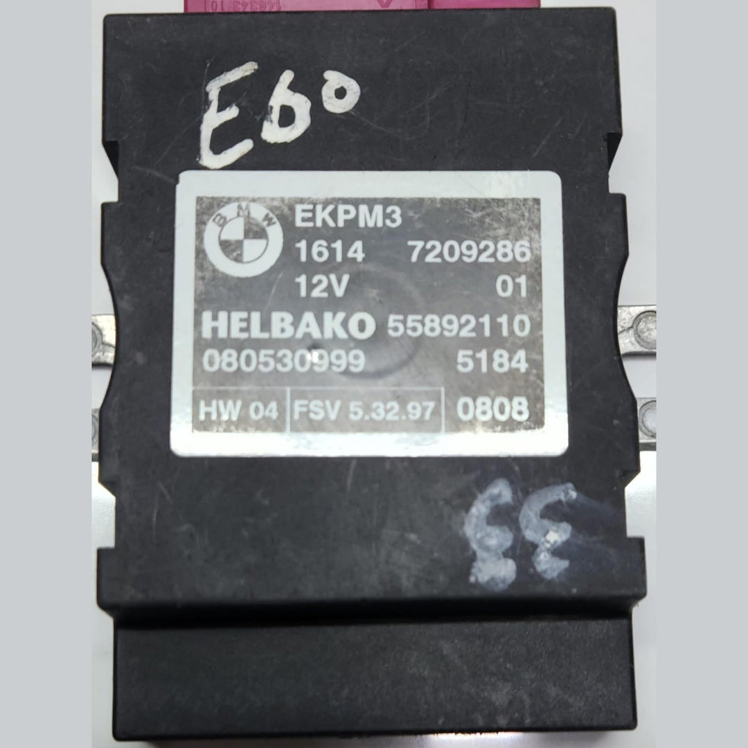 2003 BMW 540i Fuel Pump Control Module 7209286 1, 3, and 5 Series 
