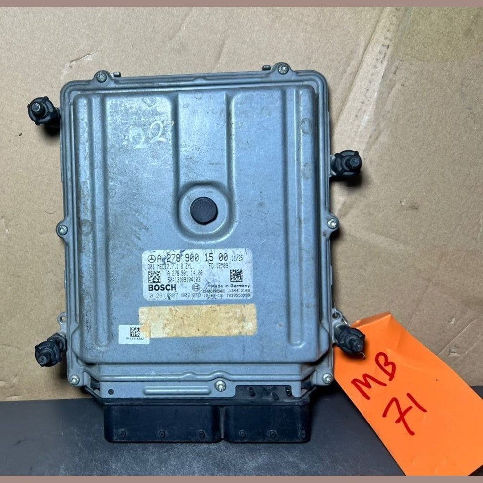 07-13 Mercedes W221 S-Class Engine Control Module Unit ECM ECU A278 9001500 OEM