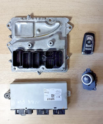 Load image into Gallery viewer, BMW N55 F10 ECU Kit DME Engine Control Module CAS Key Set OEM 7632115