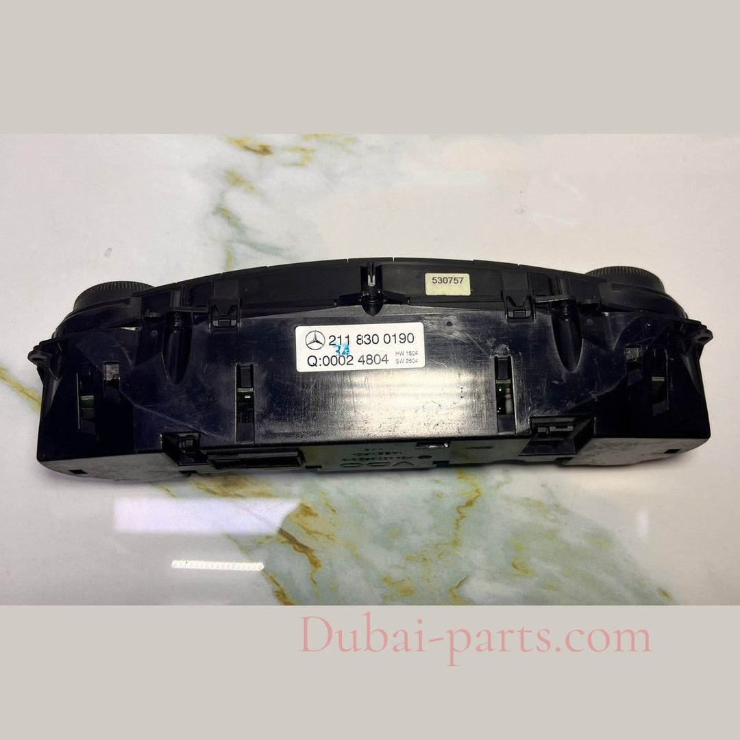 Mercedes-Benz Heater Control Panel 211 830 0190 E-Class W211 