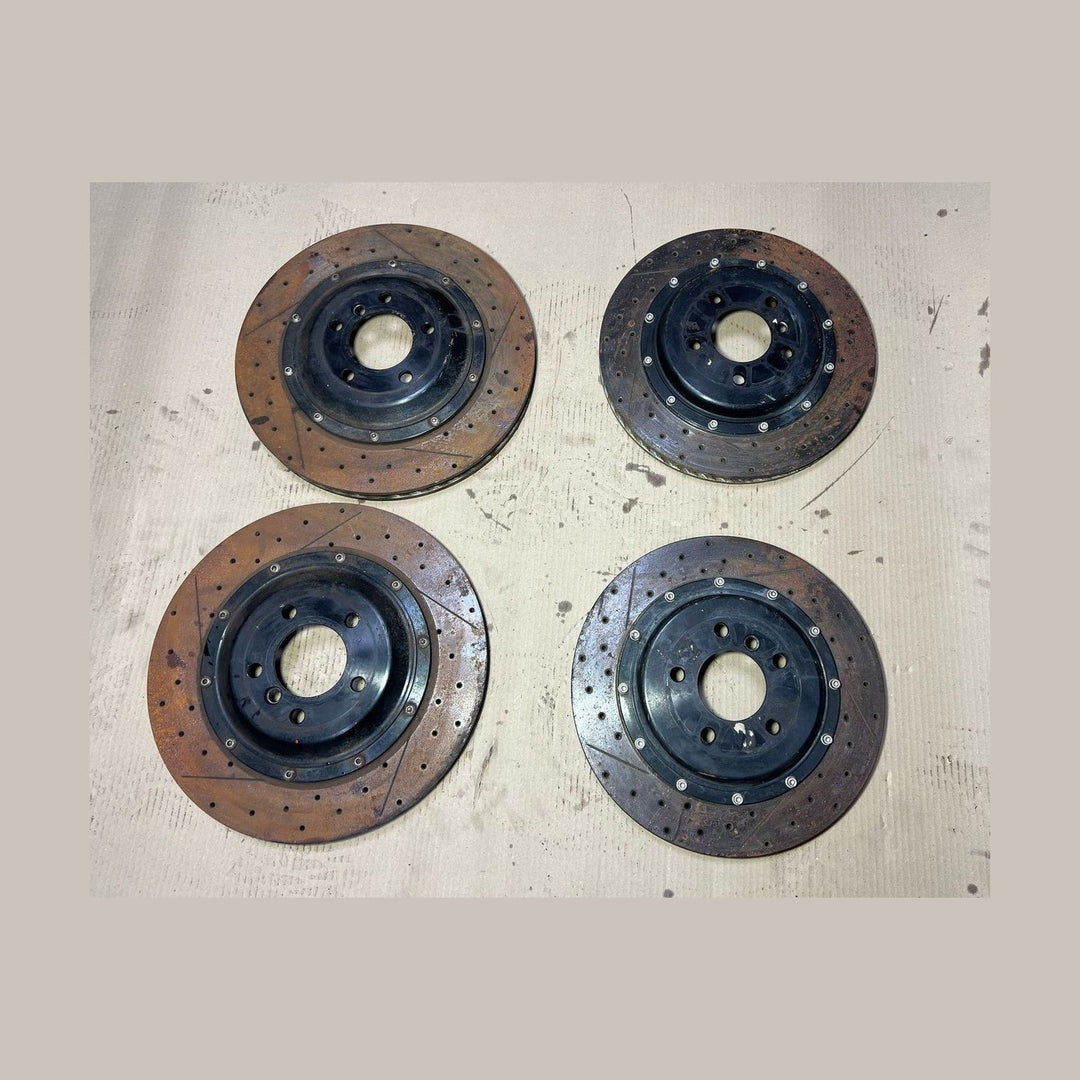 10-14 Mercedes-Benz W212 E-Class AMG E63 Front \ Rear Calipers Brake Discs Set